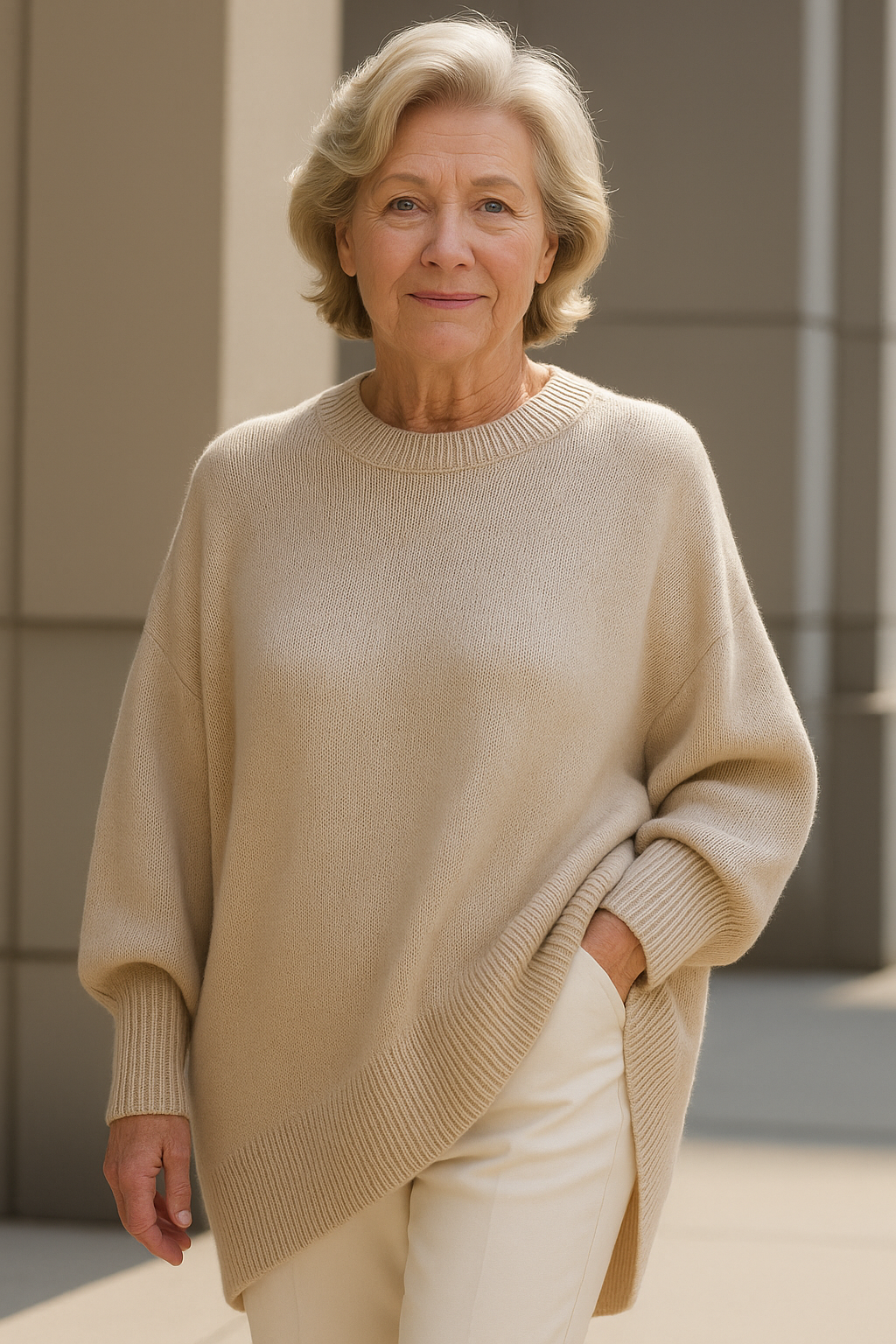 Wiktoria | Sweter Oversize o Niewymuszonej Elegancji