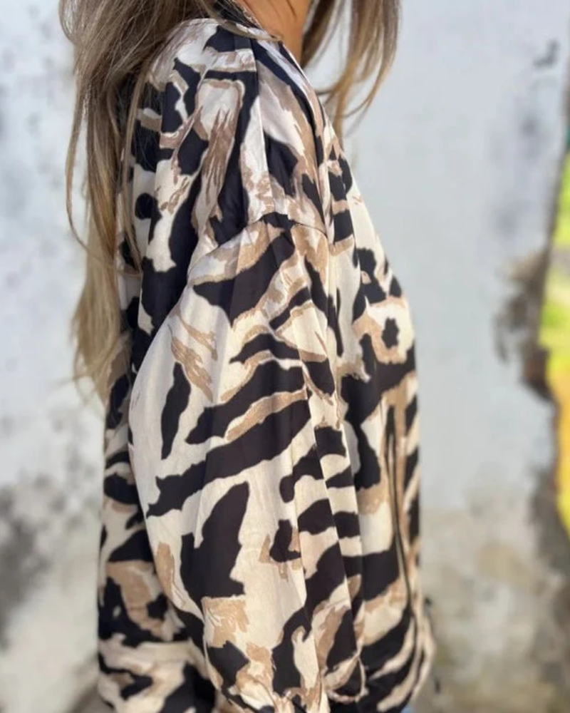 DARALA | Stylowy Bomber Print Jacket