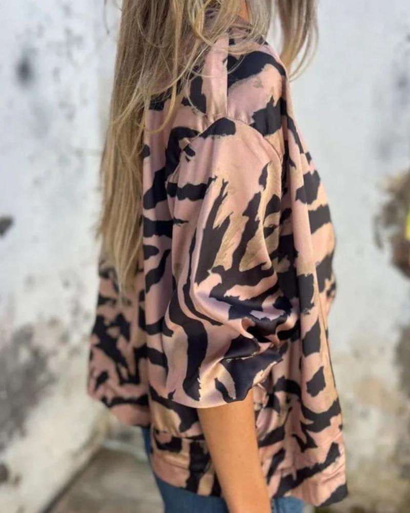 DARALA | Stylowy Bomber Print Jacket