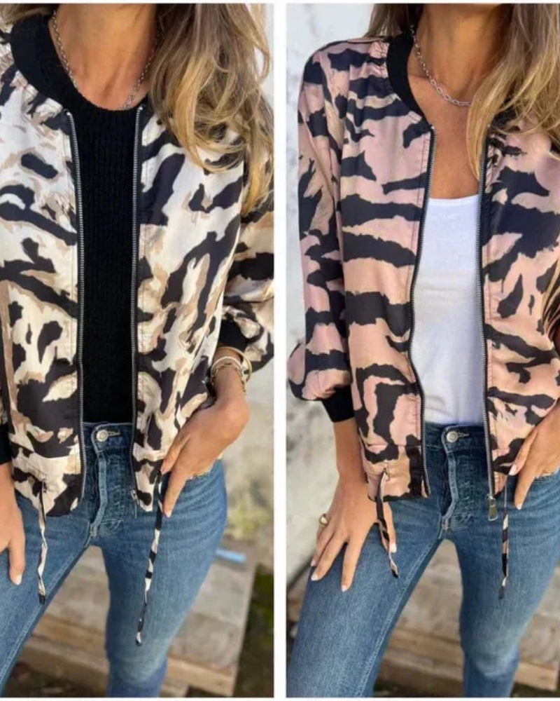 DARALA | Stylowy Bomber Print Jacket